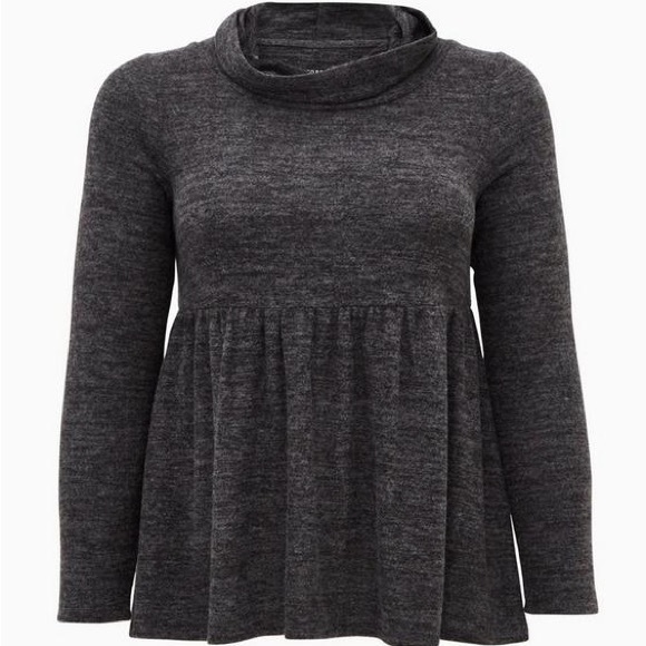 torrid Sweaters - Torrid Super Soft Plush Cowl Neck Babydoll Top in new condition - size 4
